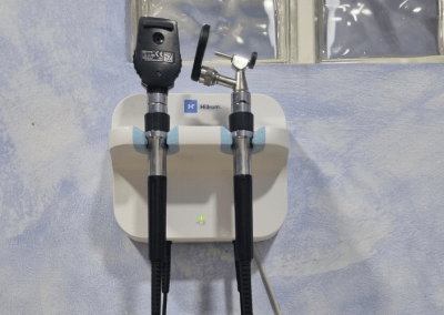 Otoscopio oftalmoscopio de pared